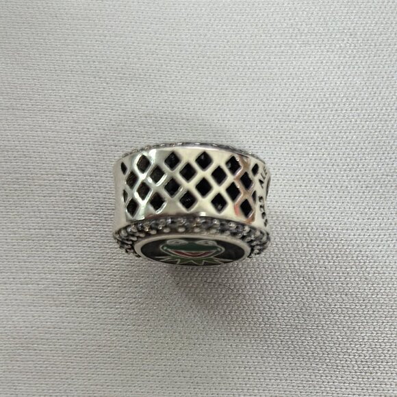 Pandora Kermit the Frog Exclusive Charm Pendant, S925 Silver Jewelry - Picture 3 of 4